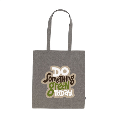 Logotrade promotional giveaway image of: GRS Recycled Cotton Shopper (180 g/m²) bag